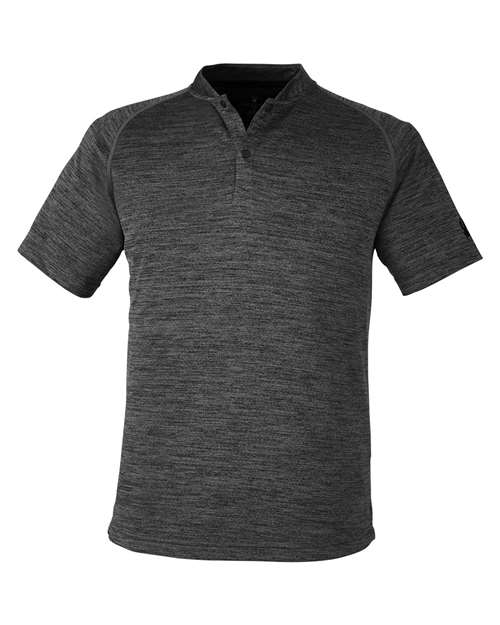 Spyder Men's Mission Blade Collar Polo in Black Jasper