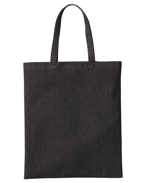 Artisan Collection by Reprime Denim Tote Bag in Black Denim