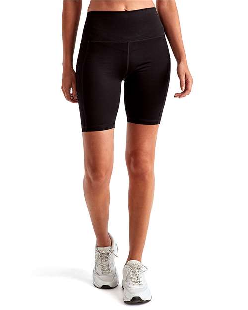 TriDri Women's Performance Compression Shorts in Black