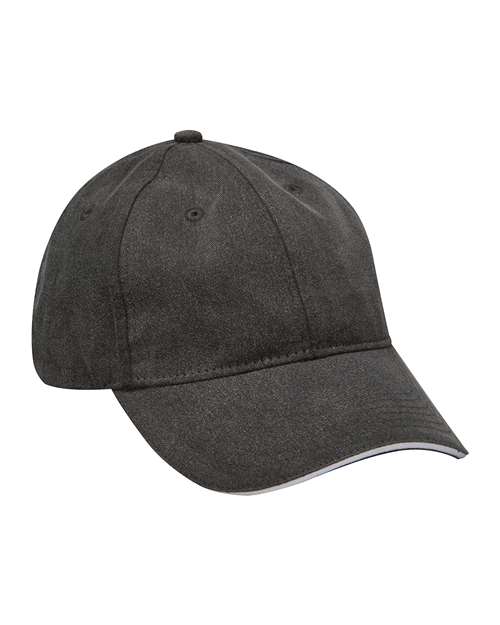 Adams Headwear Icon Sandwich Cap in Black/White