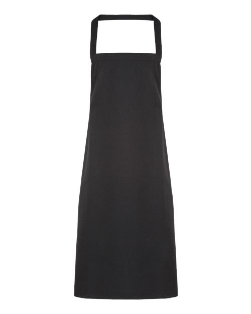 Artisan Collection by Reprime Organic Cotton Bib Apron in Black