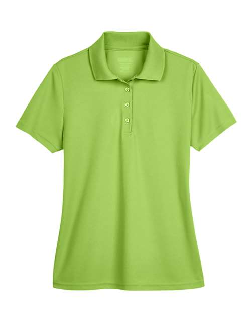 CORE365 Women's Origin Performance Piqué Polo in Acid Green