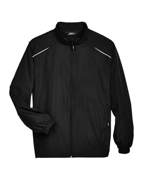 CORE365 Men's Tall Techno Lite Motivate Unlined Lightweight Jacket in Black