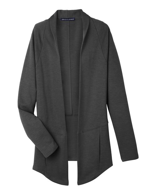 Devon & Jones Women's New Classics® Charleston Cardigan in Black Melange