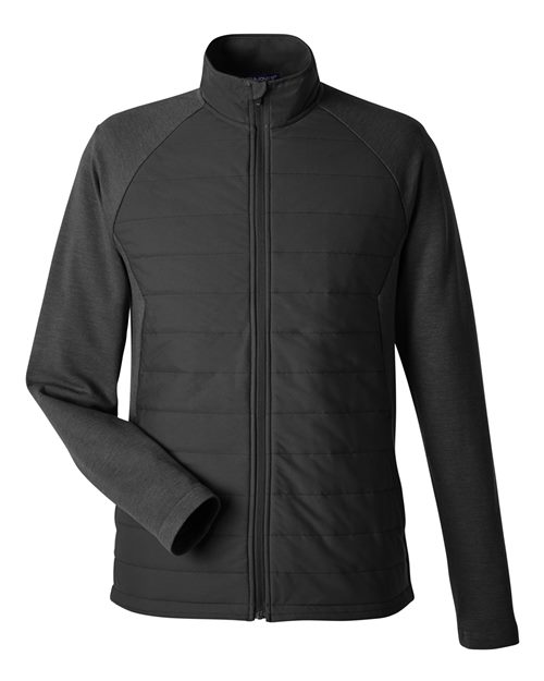 Devon & Jones Men's New Classics® Charleston Hybrid Jacket in Black/Melange Black