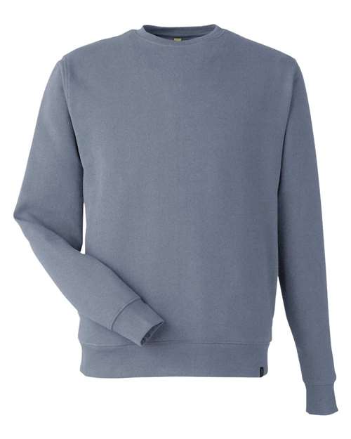 econscious Unisex Reclaimist Fiber Crewneck Sweatshirt in Basalt Grey, front view
