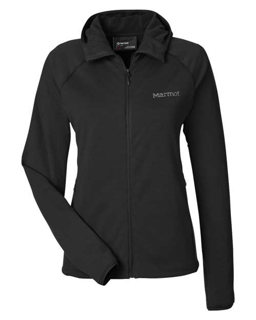 Marmot Women's Leconte Full Zip Hooded Jacket in Black