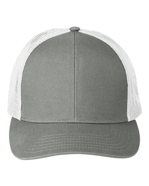 HUK LoPro Snapback Trucker Cap in Harbor Mist, front view