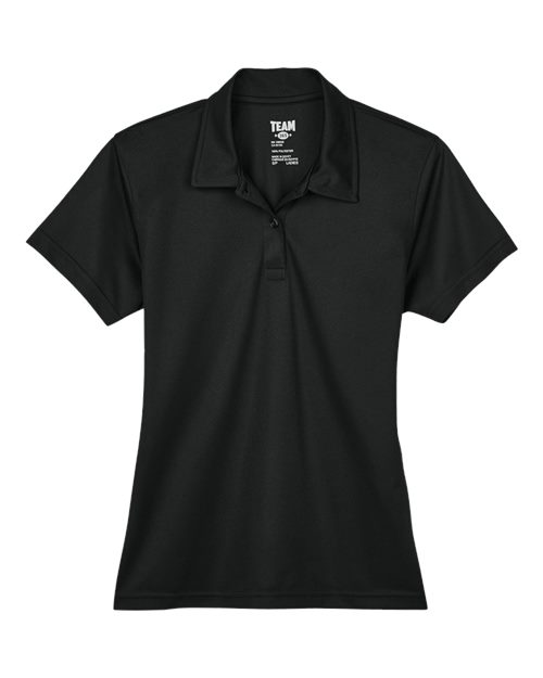 Team 365 Women's Command Snag Protection Polo in Black