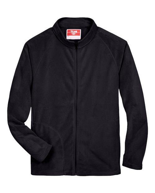 Team 365 Men's Campus Microfleece Jacket in Black
