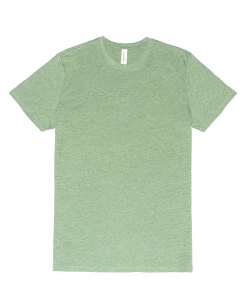 Threadfast Apparel Ultimate CVC T-Shirt in Army Heather, front view
