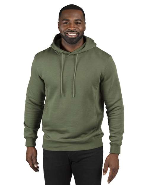 Threadfast Apparel Unisex Ultimate Fleece Pullover Hooded Sweatshirt in Army