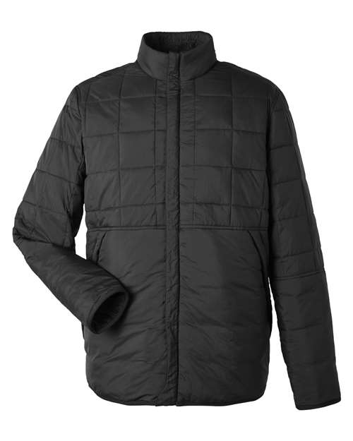 North End Unisex Aura Fleece-Lined Jacket in Black