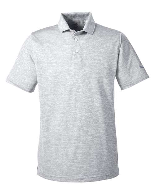 Puma Golf Men's Icon Heather Polo in Bright White
