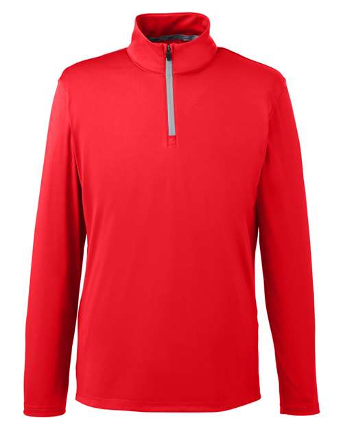 Puma Golf Men's Icon Quarter-Zip Pullover in High Risk Red