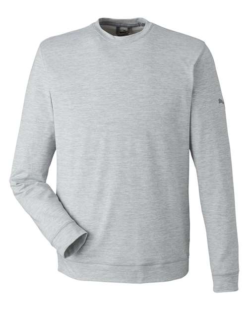 Puma Golf Crewneck Sweatshirt in High Rise, front view