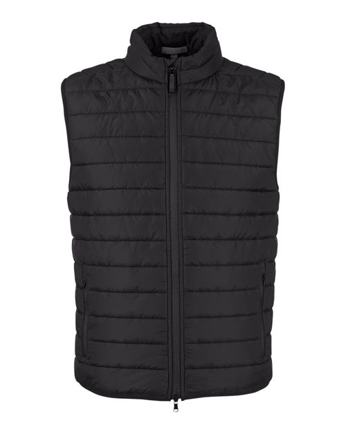 TASC Performance Inc Men's Quilted Puffer Vest in Black, front view