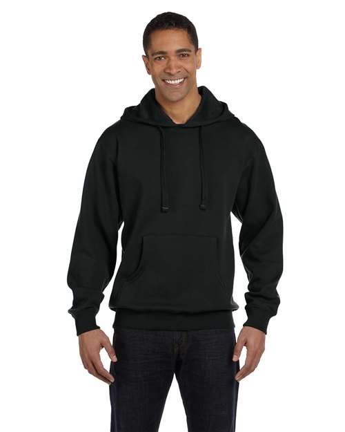 econscious Unisex Heritage Hooded Sweatshirt in Black