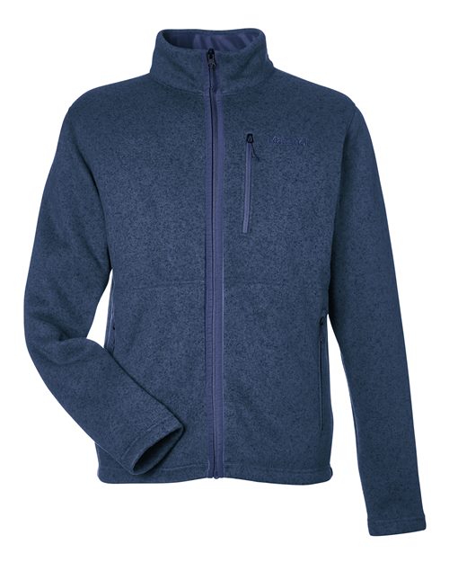 Marmot Men's Drop Line Fleece Jacket in Arctic Navy Heather