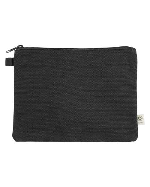 econscious Hemp Pouch in Black/Black