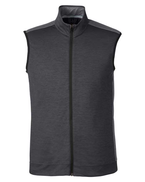 Puma Golf Men's T7 Cloudspun Vest in Puma Black Heather/Quiet Shade