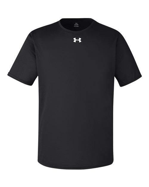 Under Armour Men's Team Tech™ T-Shirt in Black/White, front view