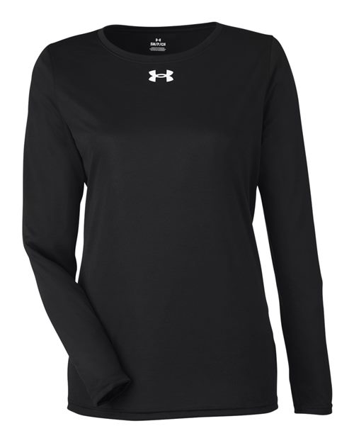 Under Armour Women's Team Tech™ Long Sleeve T-Shirt in Black/White