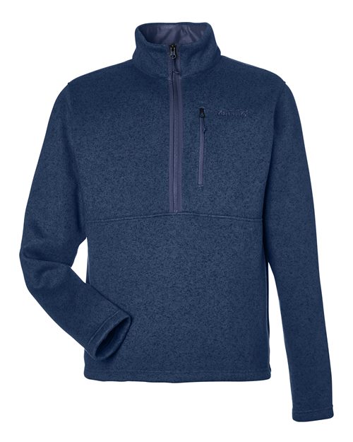 Marmot Men's Drop Line Half-Zip Jacket in Arctic Navy Heather