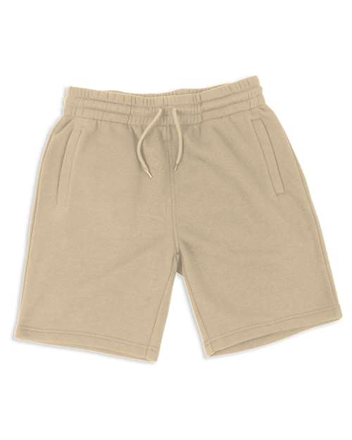 Shaka Wear Unisex Jogger Shorts in Beige