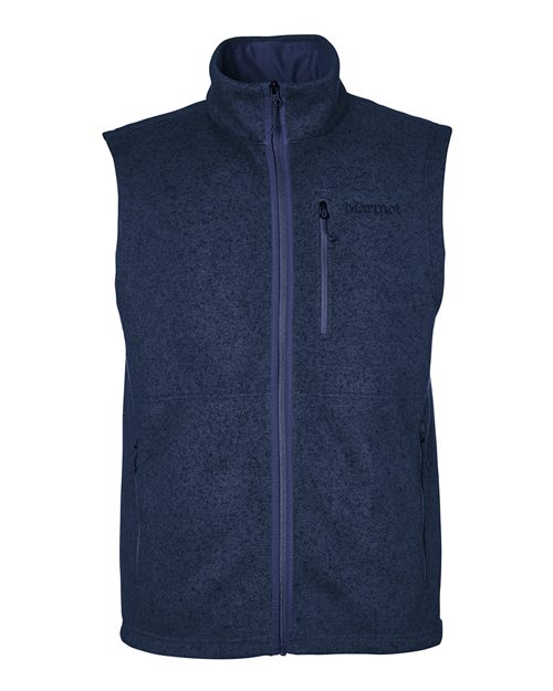 Marmot Men's Drop Line Vest in Arctic Navy Heather