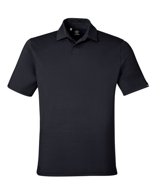 Under Armour Men's Recycled Polo in Black/White
