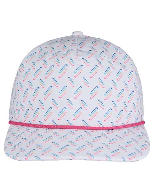 Swannies Ryan Cap in White, front view