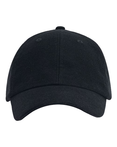 Big Accessories Lux Cap in Black, front view