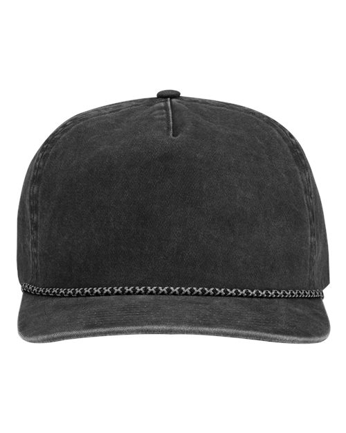 DRI DUCK Rockwell Cap in Charcoal, front view