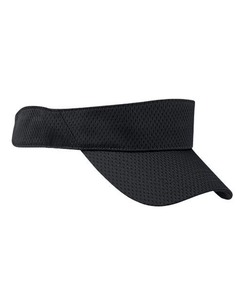 Big Accessories Mesh Visor in Black, front view