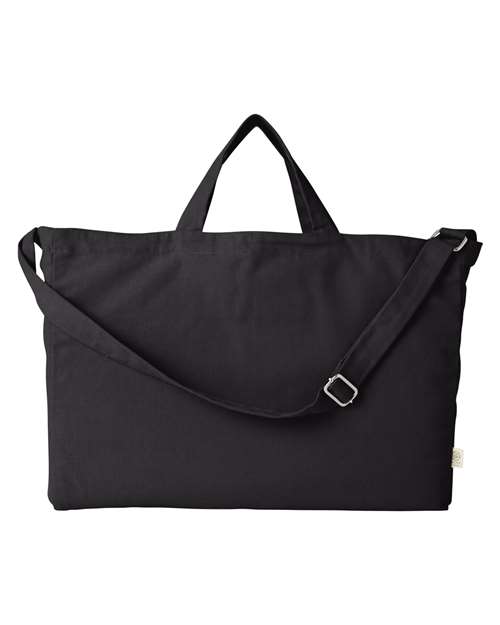 econscious Reclaimist Fiber G2G Tote in Black, front view