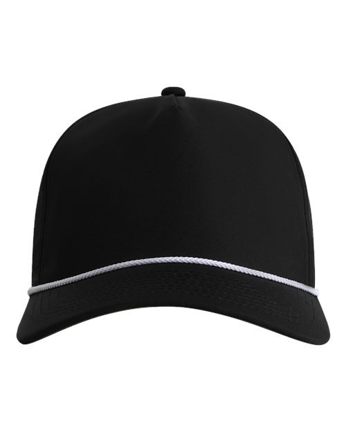 Imperial The Harrison Cap in Black/White, front view