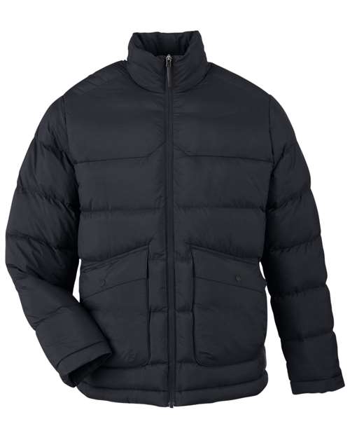 CORE365 Men's Inspire Puffer Jacket in Black