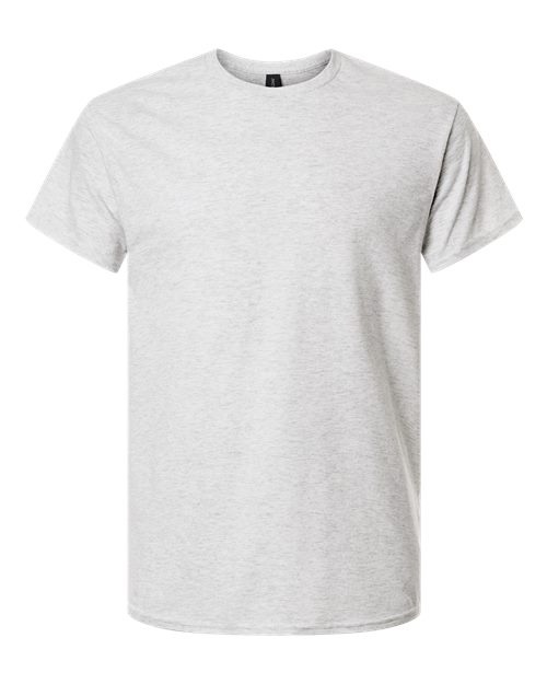 Gildan Unisex Light Cotton T-Shirt in Ash, front view