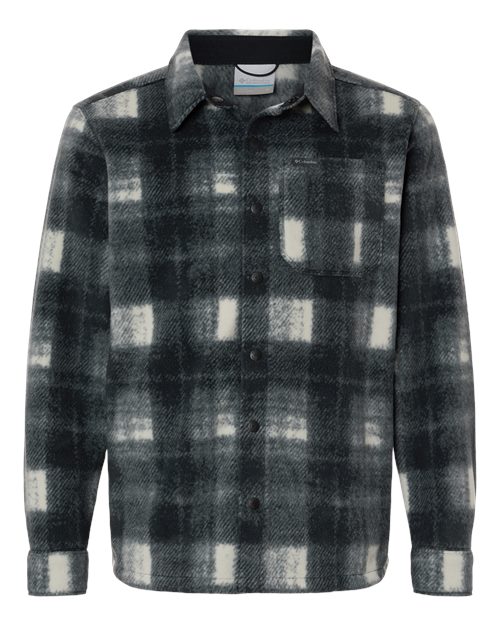 Columbia Men's Steens Mountain™ Printed Shirt Jacket II in Chalk Omblur