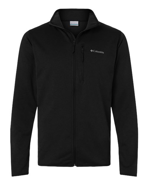 Columbia Men's Essential Hike™ Grid Fleece Full-Zip in Black
