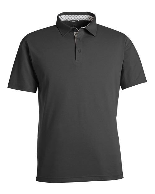 Swannies Men's James H Polo in Black Heather