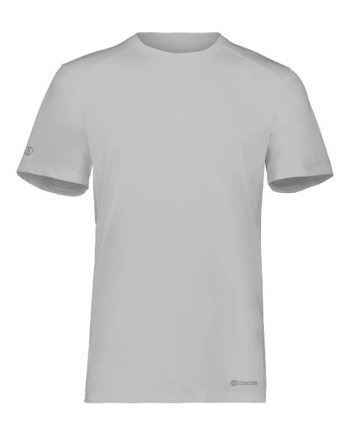 Holloway Men's Essential T-Shirt in Athletic Grey, front view