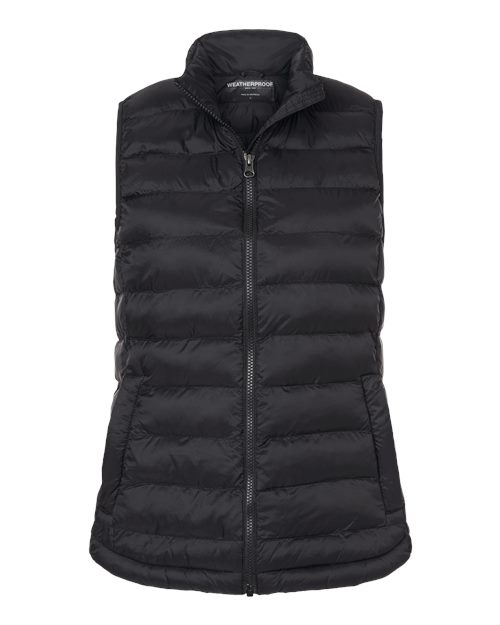 Weatherproof Women's Lightweight Poly-filled Packable Vest in Black