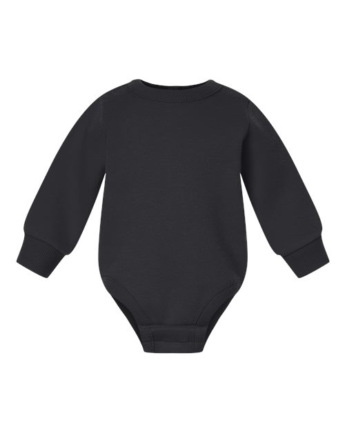 Rabbit Skins Infant Fleece Bodysuit in Black