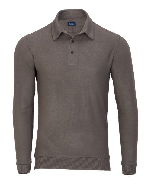 Boxercraft Polo in Meditation Grey, front view