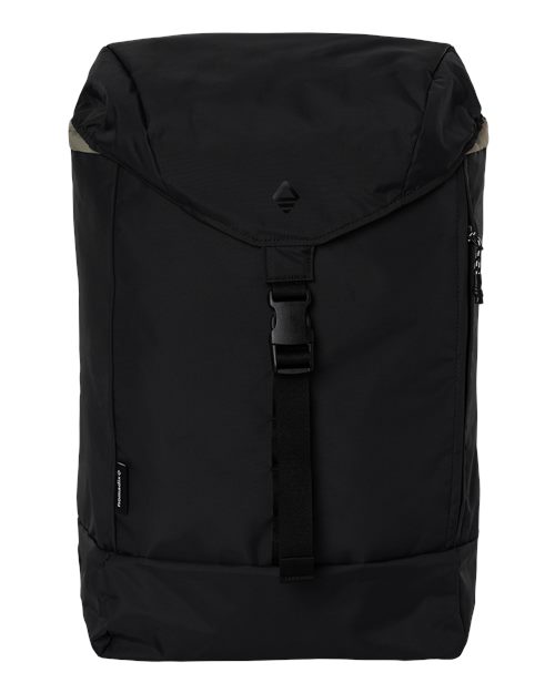 Nomadix 25L Rambler Rucksack in Black, front view