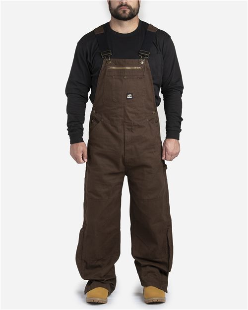 Berne Apparel Acre Unlined Bib Overall in Berne Apparel