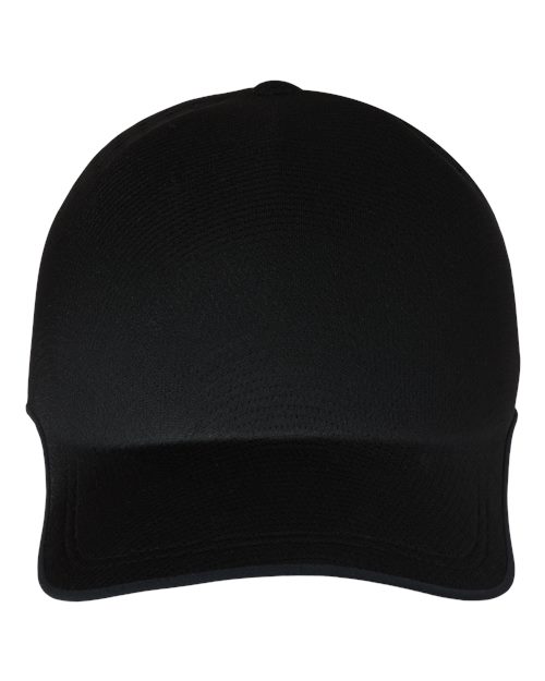 Under Armour Blank Stealthform Low Adjustable Cap in Black/Black, front view
