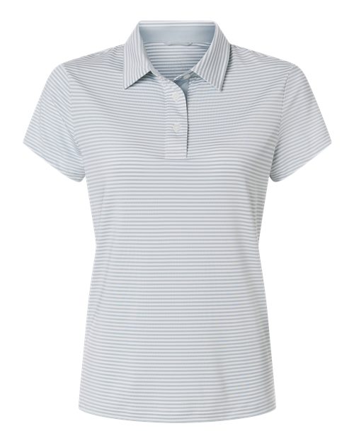 Swannies Women's Kayla Striped Polo in Glacier White